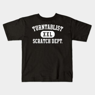 Turntablist XXL - Scratch Dept. Kids T-Shirt